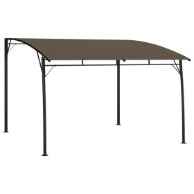 Garden Sunshade Awning 9.8'x9.8'x8.4' Taupe