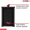 5 Core Outdoor Speakers Pair Stereo In Wall Speaker 100W Peak Passive Outside Surface Mount Wired Waterproof Patio House Garage Indoor Exterior Audio