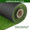 Realistic Synthetic Artificial Grass Mat 3ft x 33ft with 3/8" grass blades height Indoor Outdoor Garden Lawn Landscape Turf for Pets,swimming pools, g