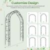 Garden Arch Arbor Trellis for Climbing Plants Roses Vines