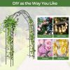 Garden Arch Arbor Trellis for Climbing Plants Roses Vines