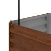 Outsunny Galvanized Raised Garden Bed, 24" x 24" x 11.75" Outdoor Planter Box with Trellis Tomato Cage and Open Bottom for Climbing Vines, Vegetables,